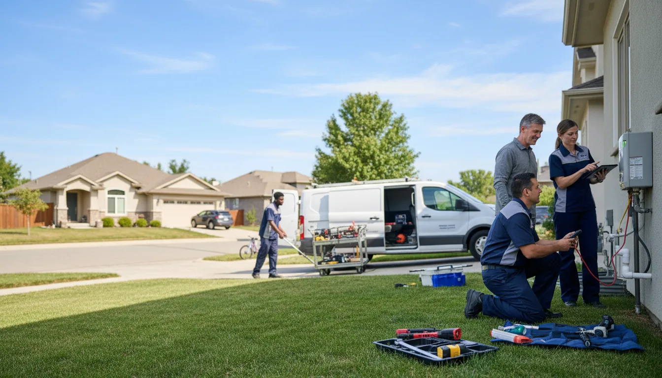 Tankless water heater service in Pipe Creek, TX